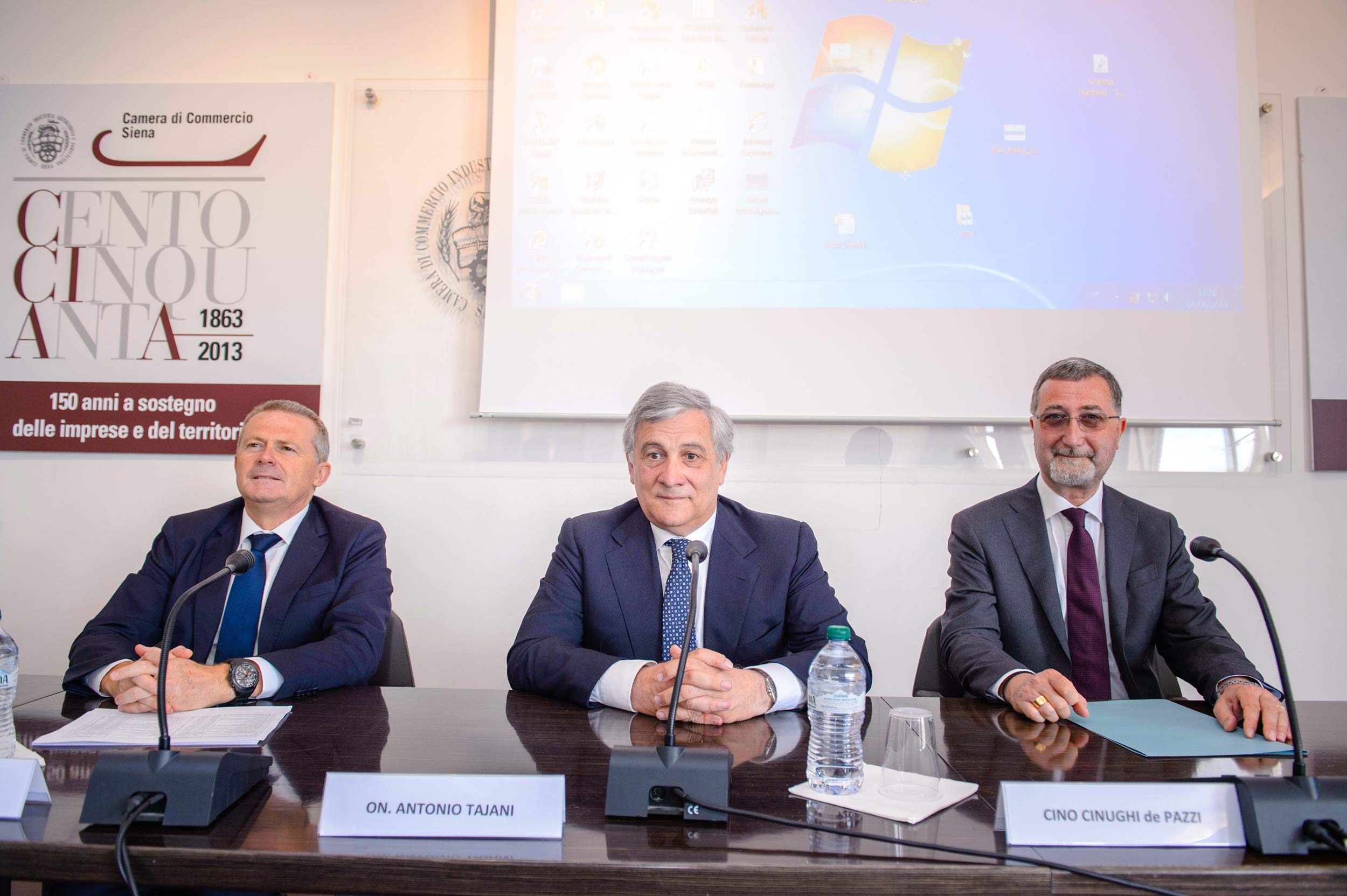 Antonio Tajani Incontro con Consorzio Chianti Colli Senesi 4 Giugno 2018